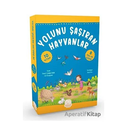 Yolunu Şaşıran Hayvanlar (10 Kitap Takım) - Demet Erdoğan Bildik - Karavan Çocuk Yayınları