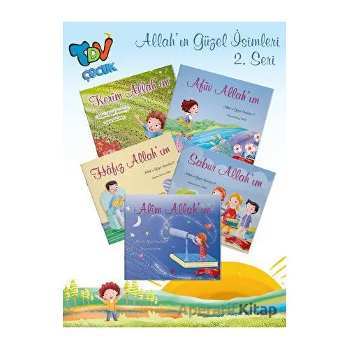 Allahın Güzel İsimleri 2 Seri 5 Kitap Takım - Zeynep Sevinç Eren - Türkiye Diyanet Vakfı Yayınları