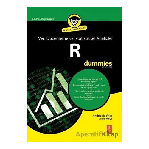 R ile Veri Düzenleme ve İstatiksel Analizler - Joris Meys - Nobel Yaşam