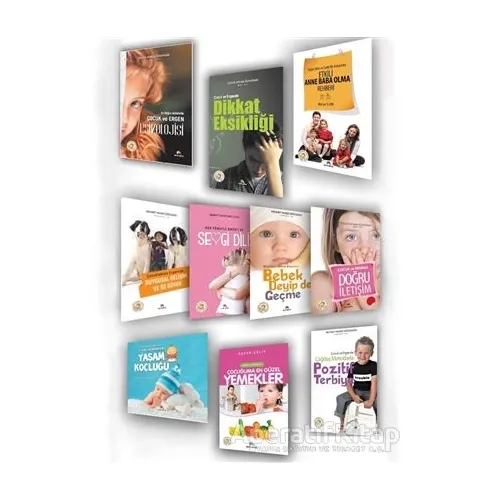 Çocuğumu Büyütüyorum (10 Kitap) Adım Adım Çocuk ve Ergen Gelişimi