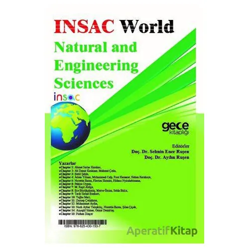 INSAC World Natural and Engineering Sciences - Kolektif - Gece Kitaplığı