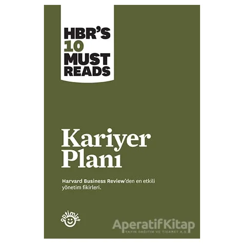 Kariyer Planı - Harvard Business Review - Optimist Kitap