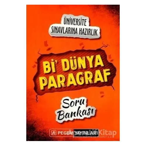 Bi Dünya Paragraf Soru Bankası - Kolektif - Pegem Akademi Yayıncılık
