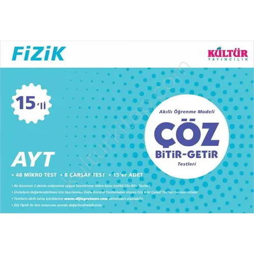 Kültür AYT Fizik 15li Bitir Getir Testleri