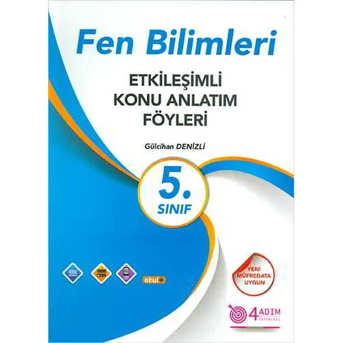5. Sınıf Fen Bilimleri Etkileşimli Konu Anlatım Föyleri 4 Adım Yayınları (2024 Öncesi Müfredat)