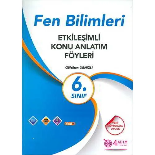4 Adım 6.Sınıf Fen Bilimleri Etkileşimli Konu Anlatım Föyleri