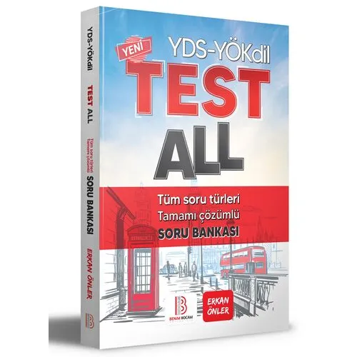 Benim Hocam YÖKDİL - YDS Test All Tüm Soru Türleri Özgün Soru Bankası