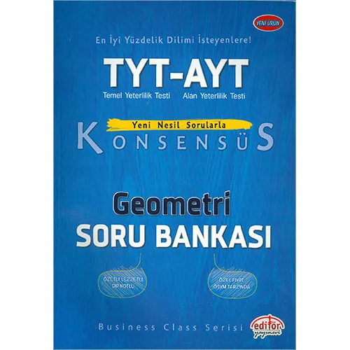 Editör TYT-AYT Geometri Konsensüs Soru Bankası