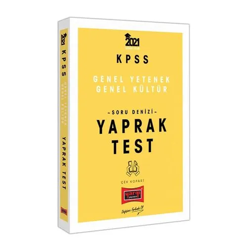Yargı 2021 KPSS Lisans Soru Denizi Çek Kopart Yaprak Test