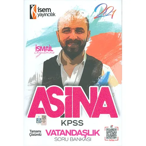 2021 KPSS Aşina Vatandaşlık Çözümlü Soru Bankası İsem Yayıncılık