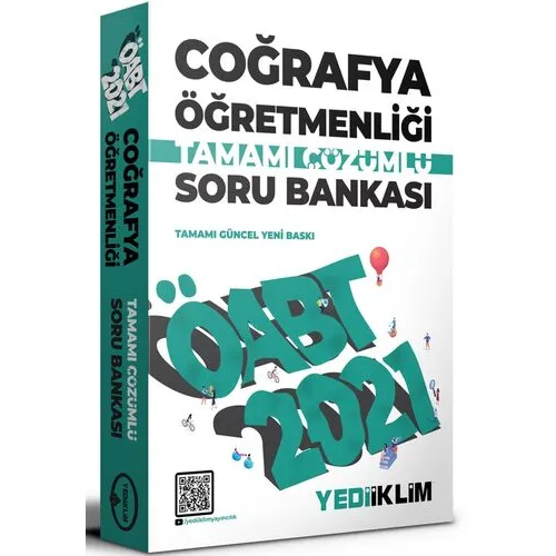 Yediiklim 2021 ÖABT Coğrafya Öğretmenliği Çözümlü Soru Bankası
