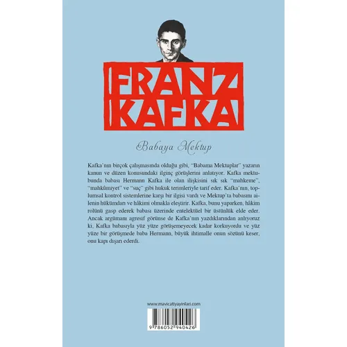 Babaya Mektup - Franz Kafka - Maviçatı Yayınları
