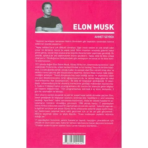 Elon Musk (Biyografi) Maviçatı Yayınları