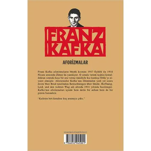 Aforizmalar - Franz Kafka - Maviçatı Yayınları