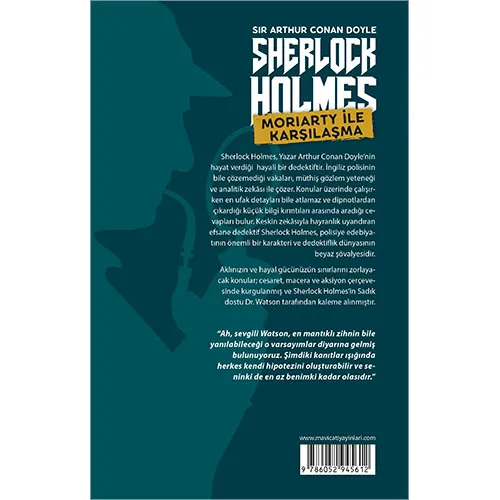 Moriarty ile Karşılaşma - Sherlock Holmes - Maviçatı Yayınları