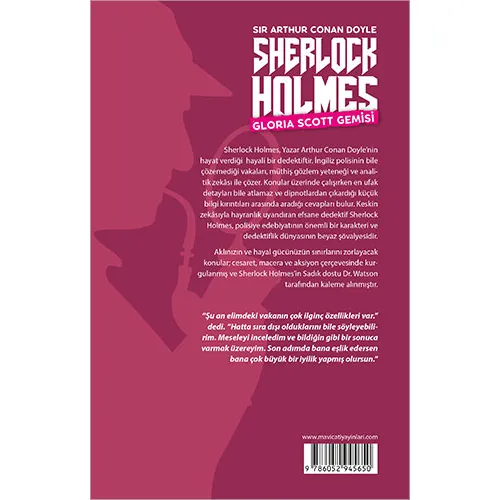 Gloria Scott Gemisi - Sherlock Holmes - Maviçatı Yayınları
