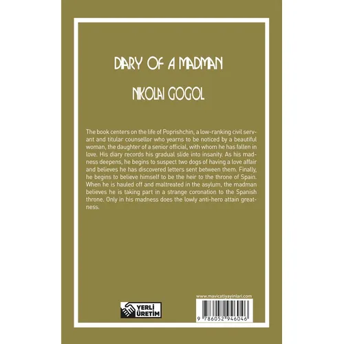Diary Of A Madman - Nikolai Gogol (Stage-5) Maviçatı Yayınları