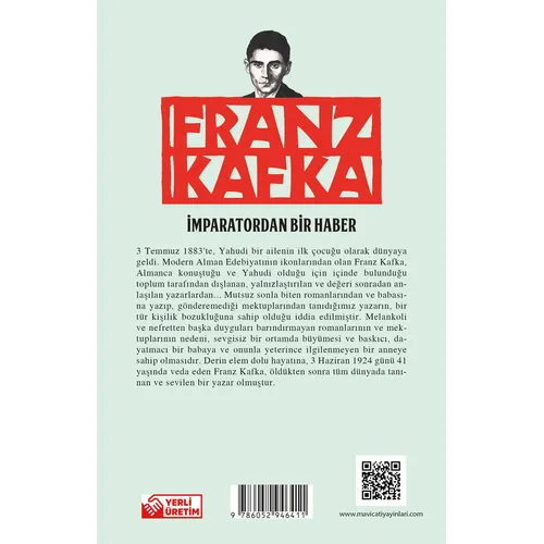 İmparatordan Bir Haber - Franz Kafka - Maviçatı Yayınları