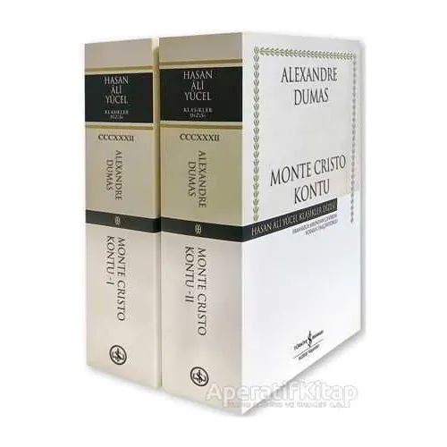 Monte Cristo Kontu - 2 Kitap Takım - Alexandre Dumas - İş Bankası Kültür Yayınları