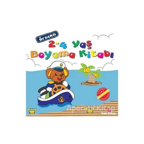 2 - 4 Yaş Boyama Kitabı - Feyyaz Ulaş - Yeti Kitap