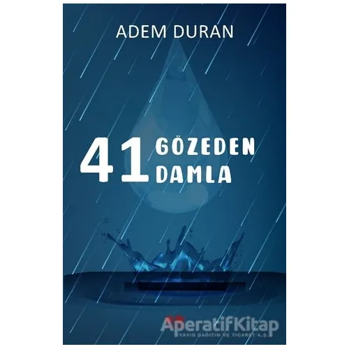 41 Gözeden 41 Damla - Adem Duran - Akıl Fikir Yayınları