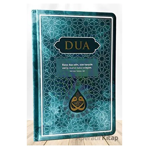 Dua Evrad-ı Şerife) Büyük Boy - Arapça + Türkçe - Turkuaz - Kolektif - Server Yayınları