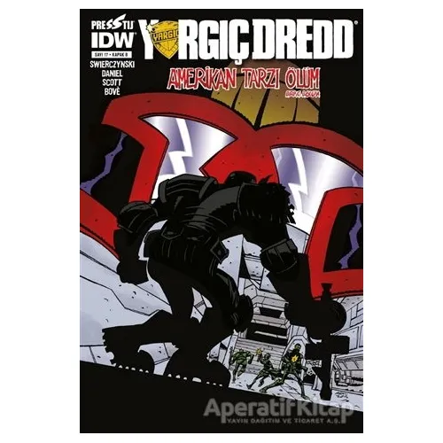 Yargıç Dredd Sayı 17 (Kapak B) - Duane Swierczynski - Presstij Kitap