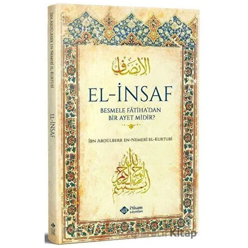 El İnsaf - İbni Abdil - Berr - İtisam Yayınları