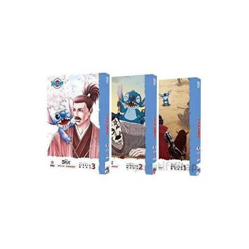 Disney Stiç ve Samuray 1-2-3 Kitap Set - Hiroto Wada - Beta Byou
