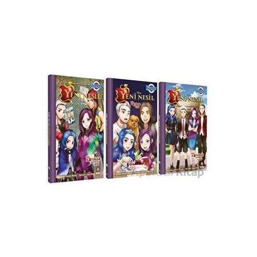 Disney Manga Yeni Nesil Özlü Kötüler Üçlemesi 3 Kitap Set - Jason Muell - Beta Byou