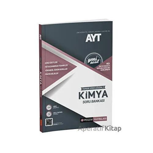 AYT Kimya Soru Bankası - Komisyon - Pegem Akademi Yayıncılık