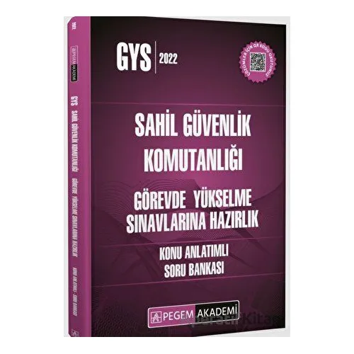 Sahil Güvenlik Komutanlığı Görevde Yükselme Sınavlarına Hazırlık Konu Anlatımlı Soru Bankası