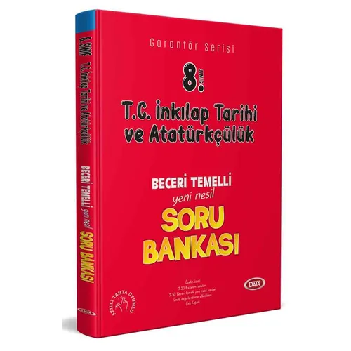 Data 8. Sınıf TC İnkılap Tarihi ve Atatürkçülük Beceri Temelli Soru Bankası (Garantör Serisi)