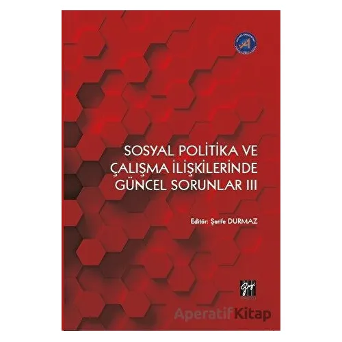 Sosyal Politika ve Çalışma İlişkilerinde Güncel Sorunlar III - Kolektif - Gazi Kitabevi