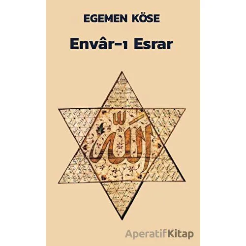 Envar-ı Esrar - Egemen Köse - Platanus Publishing