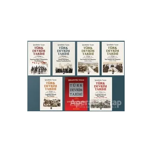 Türk Devrim Tarihi Seti (7 Cilt Takım) - Şerafettin Turan - Bilgi Yayınevi