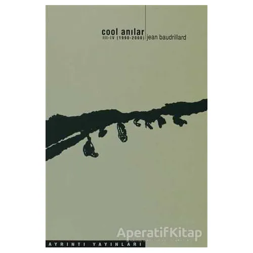 Cool Anılar 3-4 (1990-2000) - Jean Baudrillard - Ayrıntı Yayınları