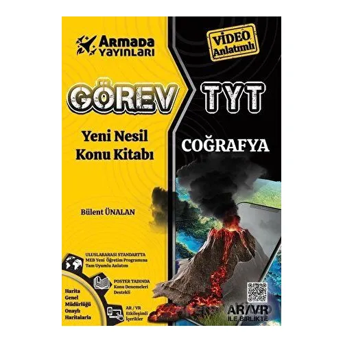 Armada Görev YKS TYT Coğrafya Konu Kitabı Yeni Nesil - Bülent Ünalan - Armada Yayınları
