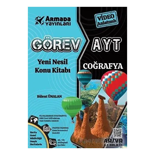 Armada Görev YKS AYT Coğrafya Konu Kitabı Yeni Nesil - Bülent Ünalan - Armada Yayınları