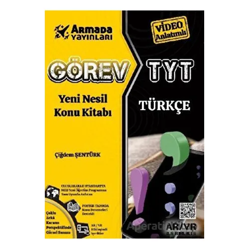 Armada Görev YKS TYT Türkçe Konu Kitabı Yeni Nesil - Çiğdem Şentürk - Armada Yayınları
