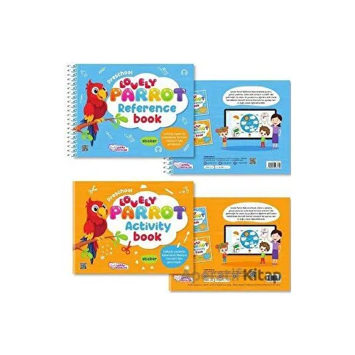 Lovely Parrot Reference - Activity Book (2 Kitap - Puzzle Hediyeli)