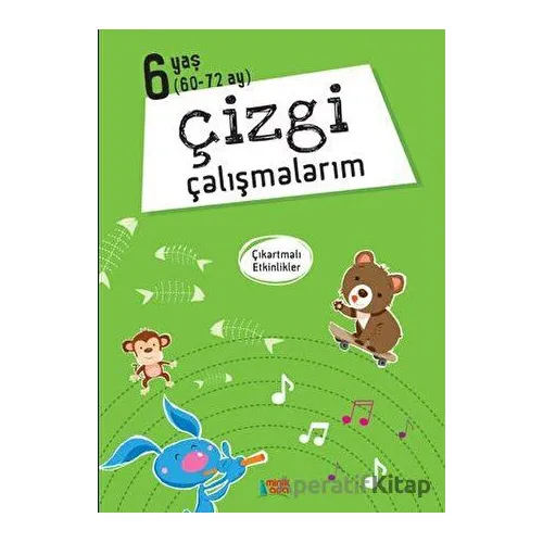 Çizgi Çalışmalarım - 6 Yaş - Kolektif - Minik Ada