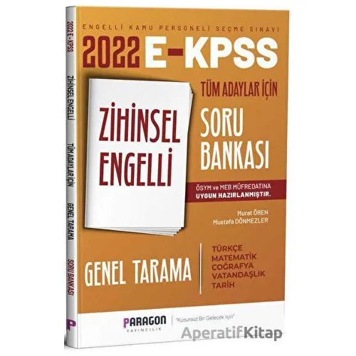 2022 EKPSS Zihinsel Engelli Tüm Adaylar İçin Genel Tarama Soru Bankası