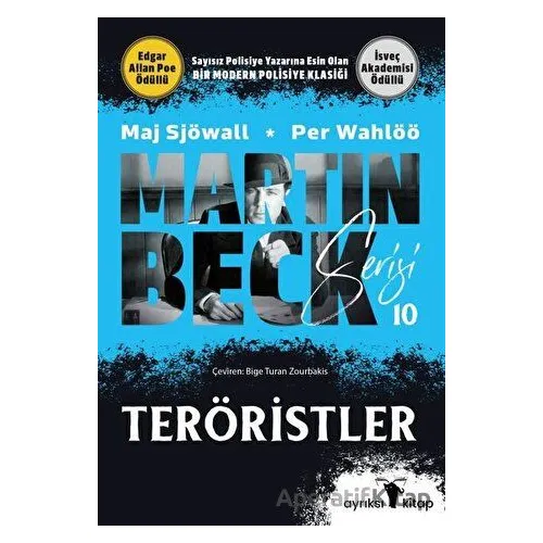 Teröristler - Martin Beck Serisi 10 - Per Wahlöö - Ayrıksı Kitap