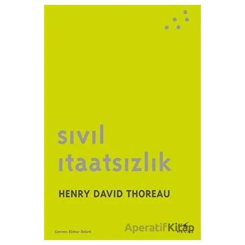 Sivil İtaatsizlik - Henry David Thoreau - Mecaz Yayınları