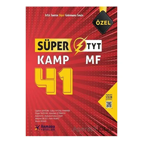 Süper TYT Kamp 41 Sayısal Soru Kitabı - Kolektif - Armada Yayınları