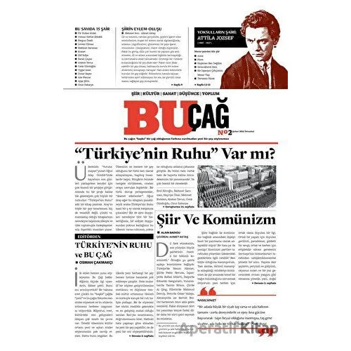 Bu Çağ Dergisi Sayı: 2 - Şubat 2022 - İkaros Yayınları