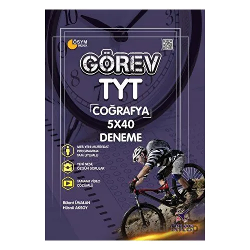 Görev TYT Coğrafya 5x40 Deneme - Bülent Ünalan - Armada Yayınları