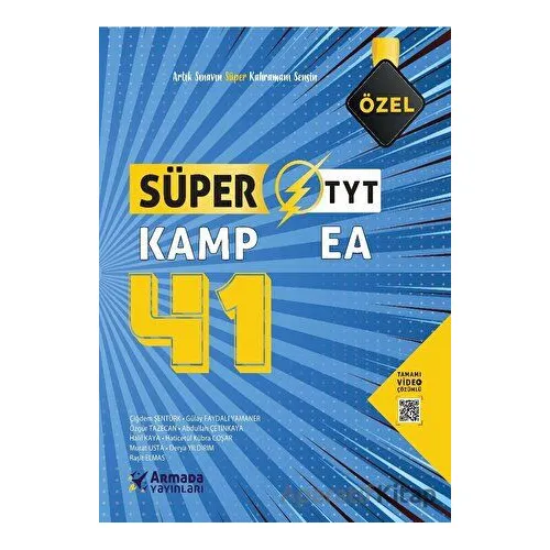 Süper TYT Kamp 41 Eşit Ağırlık Soru Kitabı - Kolektif - Armada Yayınları