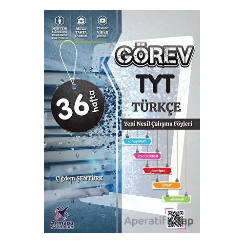 Görev TYT Türkçe Yeni Nesil Çalışma Föyleri - Çiğdem Şentürk - Armada Yayınları